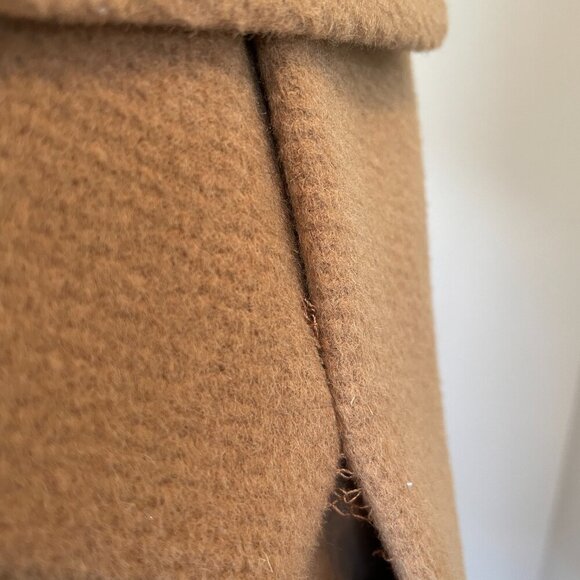 Sz 6 Ivanka Trump Camel Wool Blend Belted Coat - Picture 5 of 15